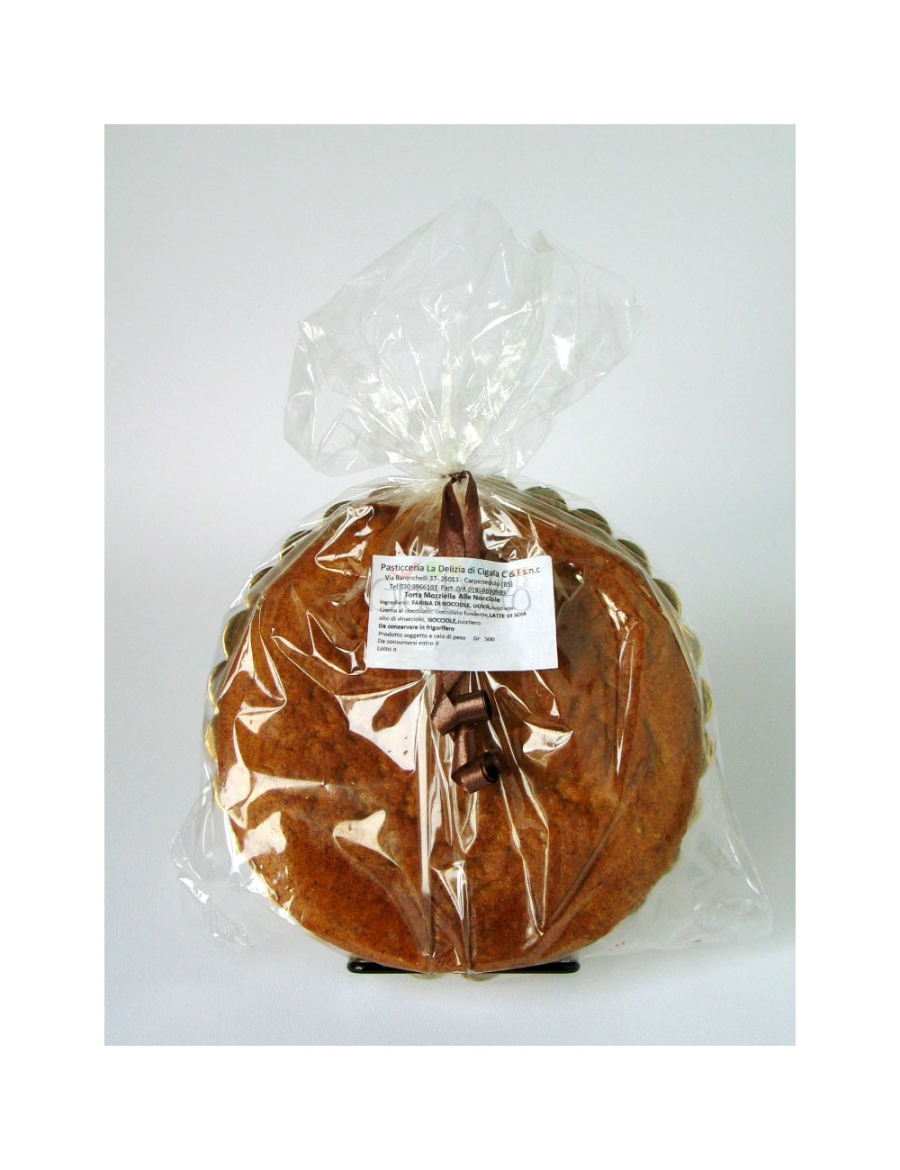 Torta Mozziella di nocciole 450g