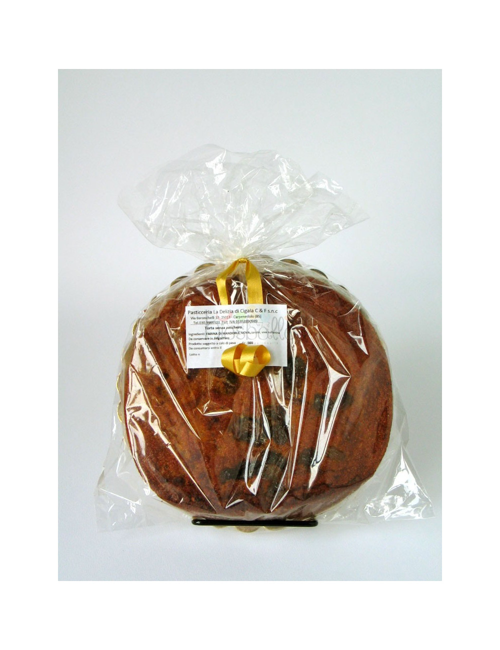 Torta senza zucchero