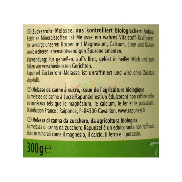 Melassa di zucchero di canna