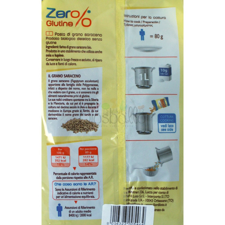 Fusilli di grano saraceno 250g