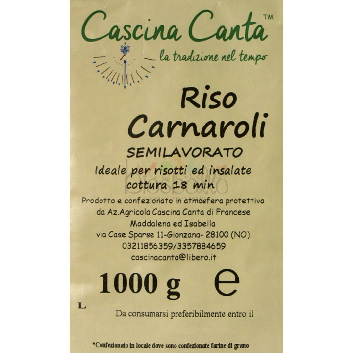 Riso Carnaroli semilavorato 1kg