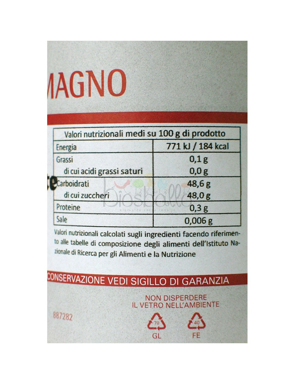 Confettura extra di mele e aroma di arancia 330g