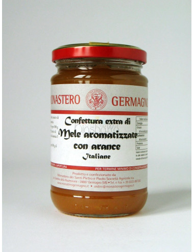 Confettura di Mele aromatizzate con arance 333g