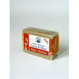 Sapone all'argilla Ghassoul e olio di Argan 100g