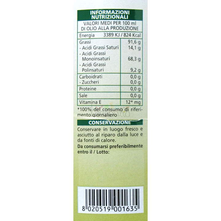 Olio E. V. oliva bio 750ml