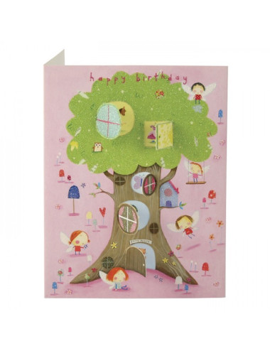 Biglietto d'Auguri - L'albero delle Fate