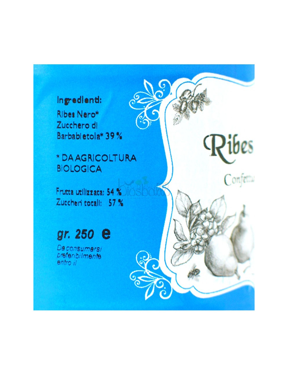 Confettura di Ribes Nero 200g
