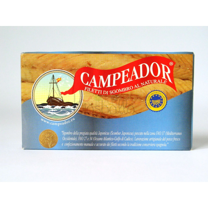 Filetti sgombro al naturale 120g