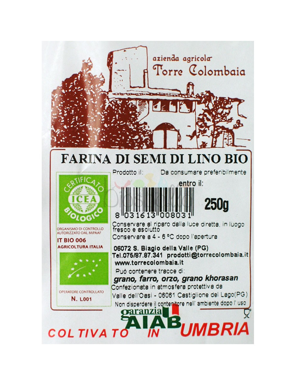 Farina di semi di lino 250g