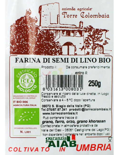 Farina di semi di lino 250g