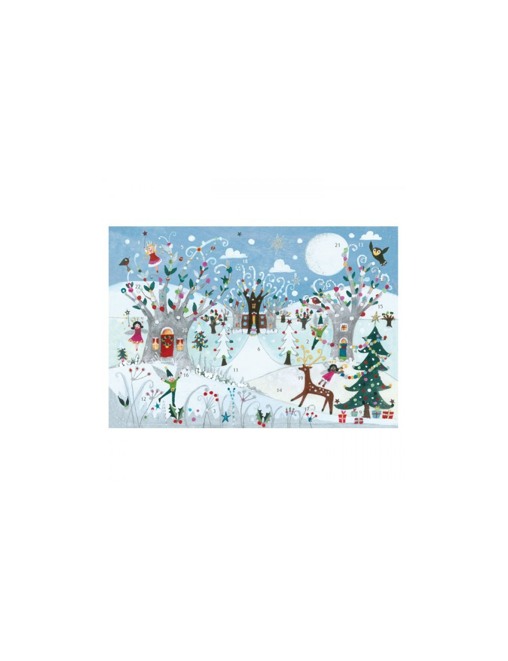 Calendario dell'Avvento - Foresta invernale