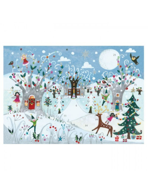 Calendario dell'Avvento - Foresta invernale