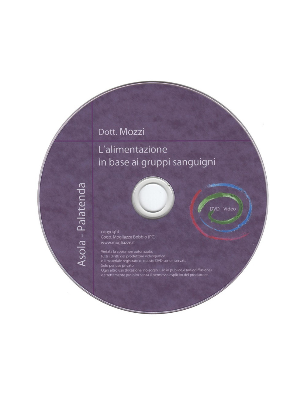 DVD Dottor Mozzi L'alimentazione in base ai gruppi sanguigni