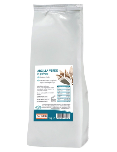 Argilla verde in polvere 1kg