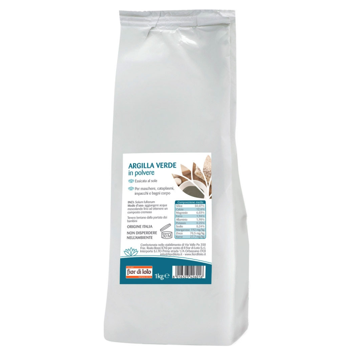 Argilla verde in polvere 1kg