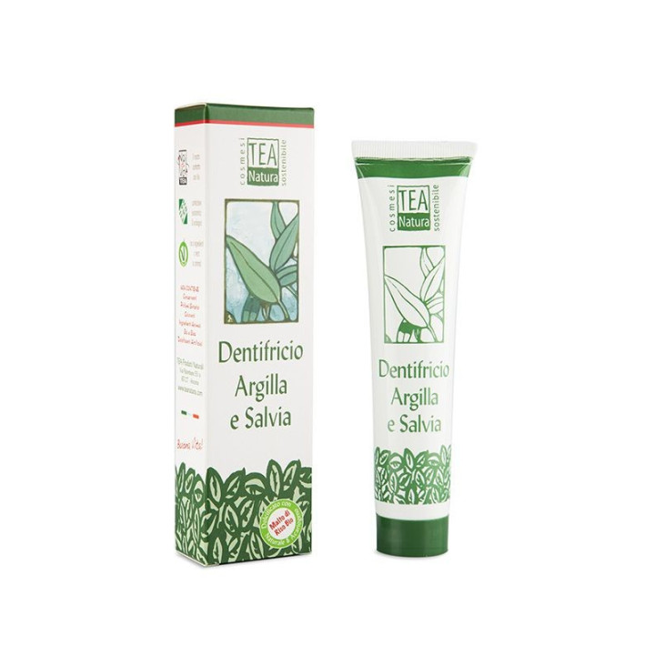 Dentifricio rinfrescante alla salvia, menta, eucalipto 50ml