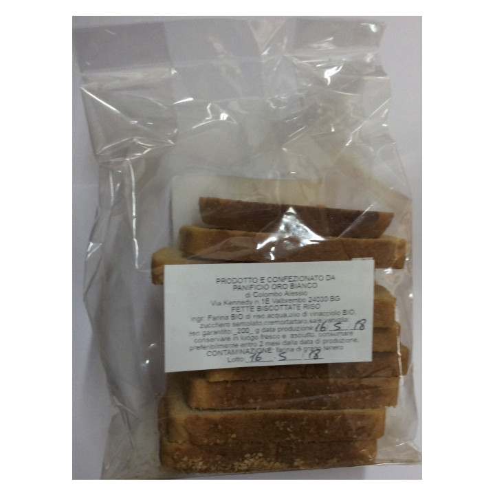 Fette biscottate salate di riso 200g