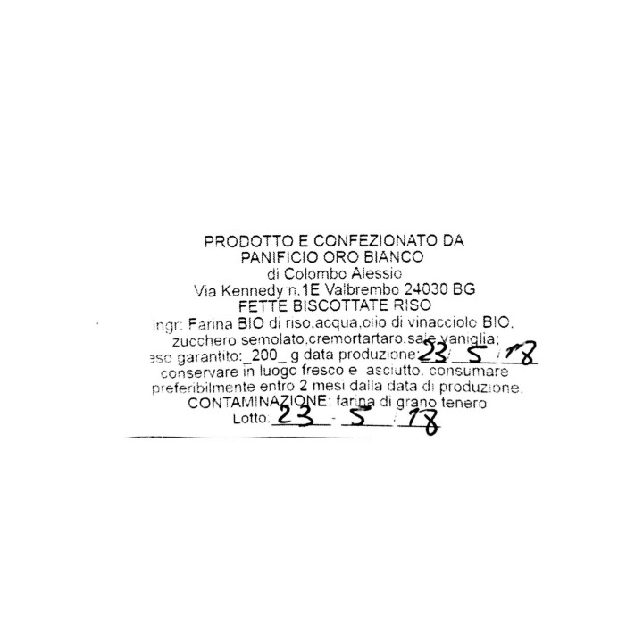 copy of Fette biscottate salate di quinoa 500g