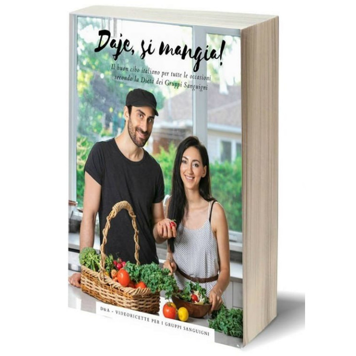 copy of Il libro delle videoricette secondo la dieta dei grupip sanguigni di Alessio Staltari e Diana Orga
