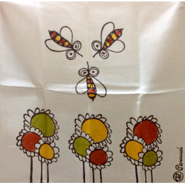 Tovaglietta Canovaccio 100% lino Girasoli Pascucci 65x65