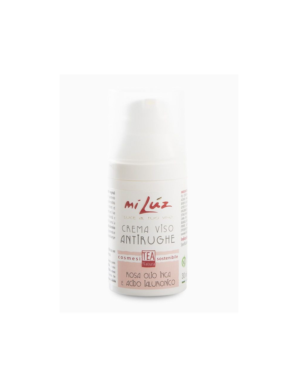 Crema viso antirughe rosa e acido ialuronico 30ml