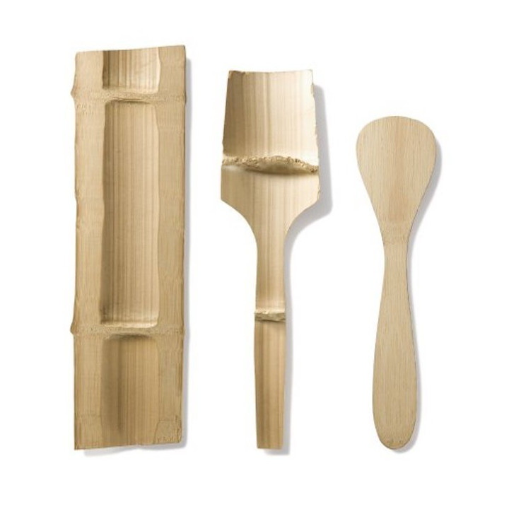 Set Coltello, Forchetta e Cucchiaio in bambù