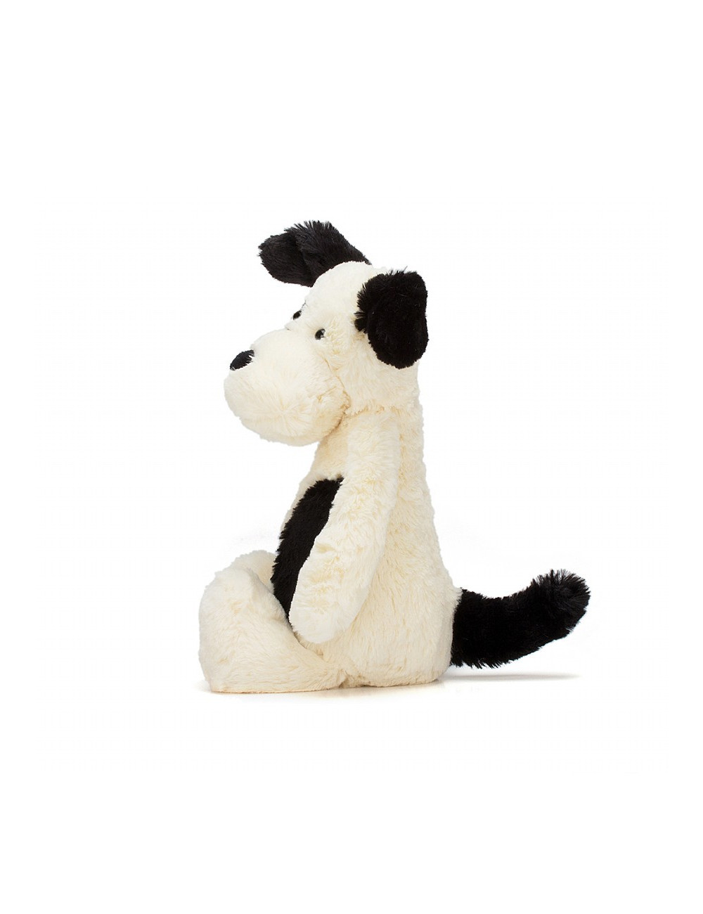 Bashful Black & Cream Puppy Peluche Jellycat 18x9x8cm