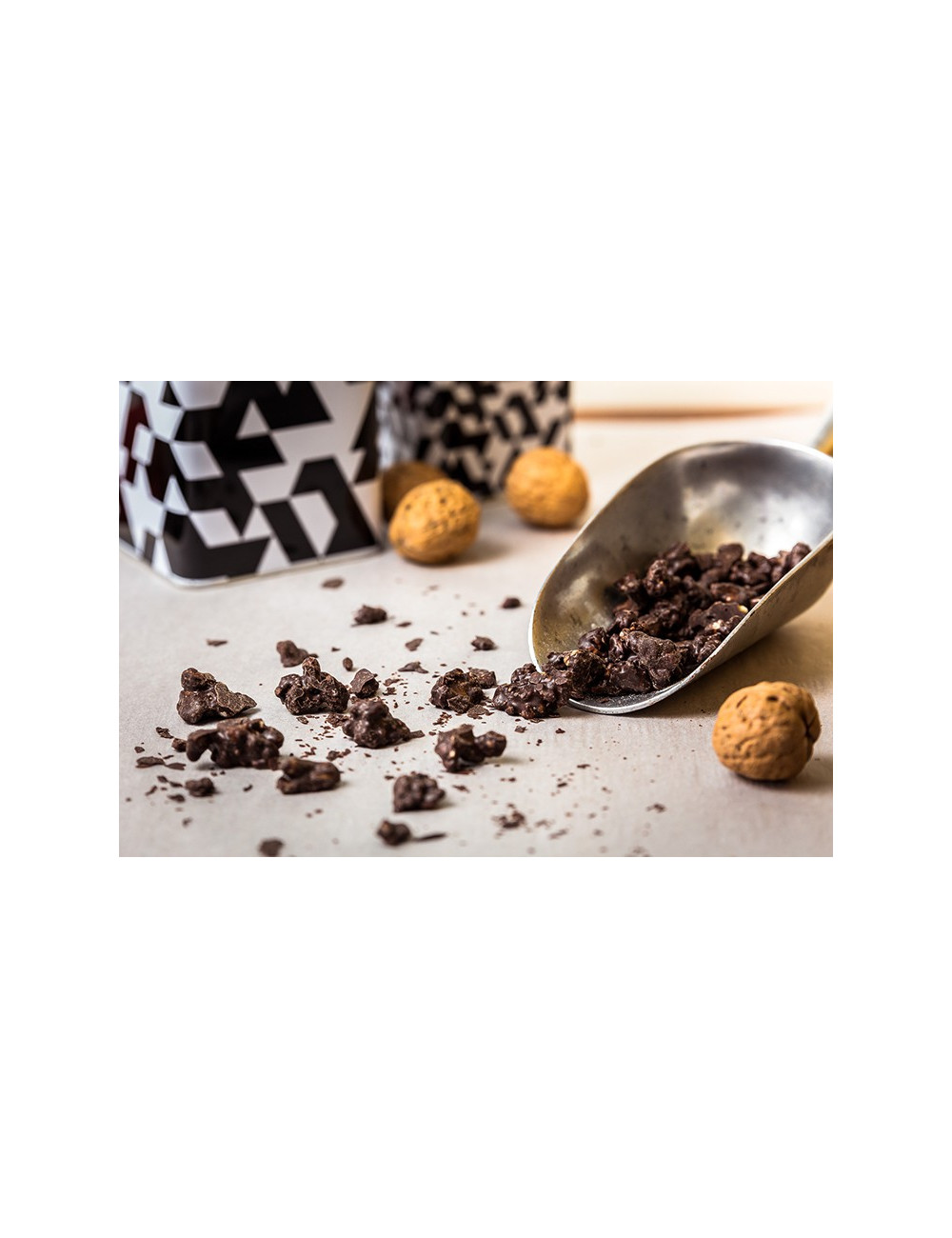 Gherigli di noci ricoperti di cioccolato 150g