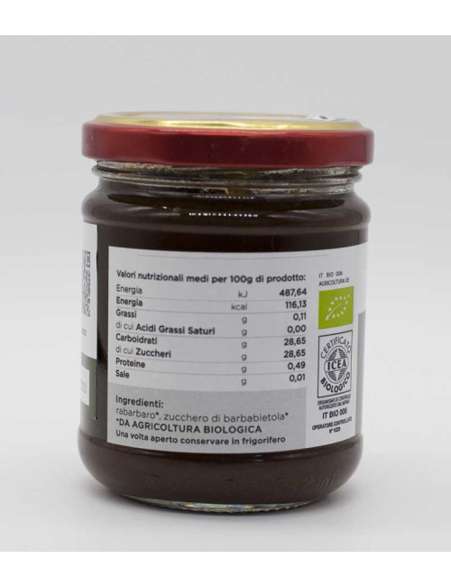Confettura di Rabarbaro 250g