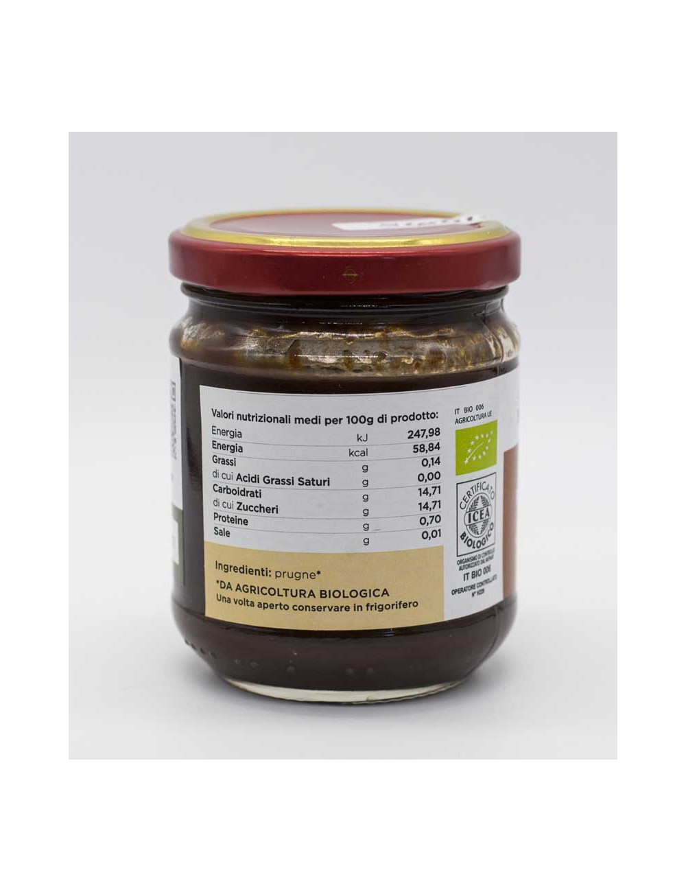 copy of Composta di Prugne senza zucchero 380g