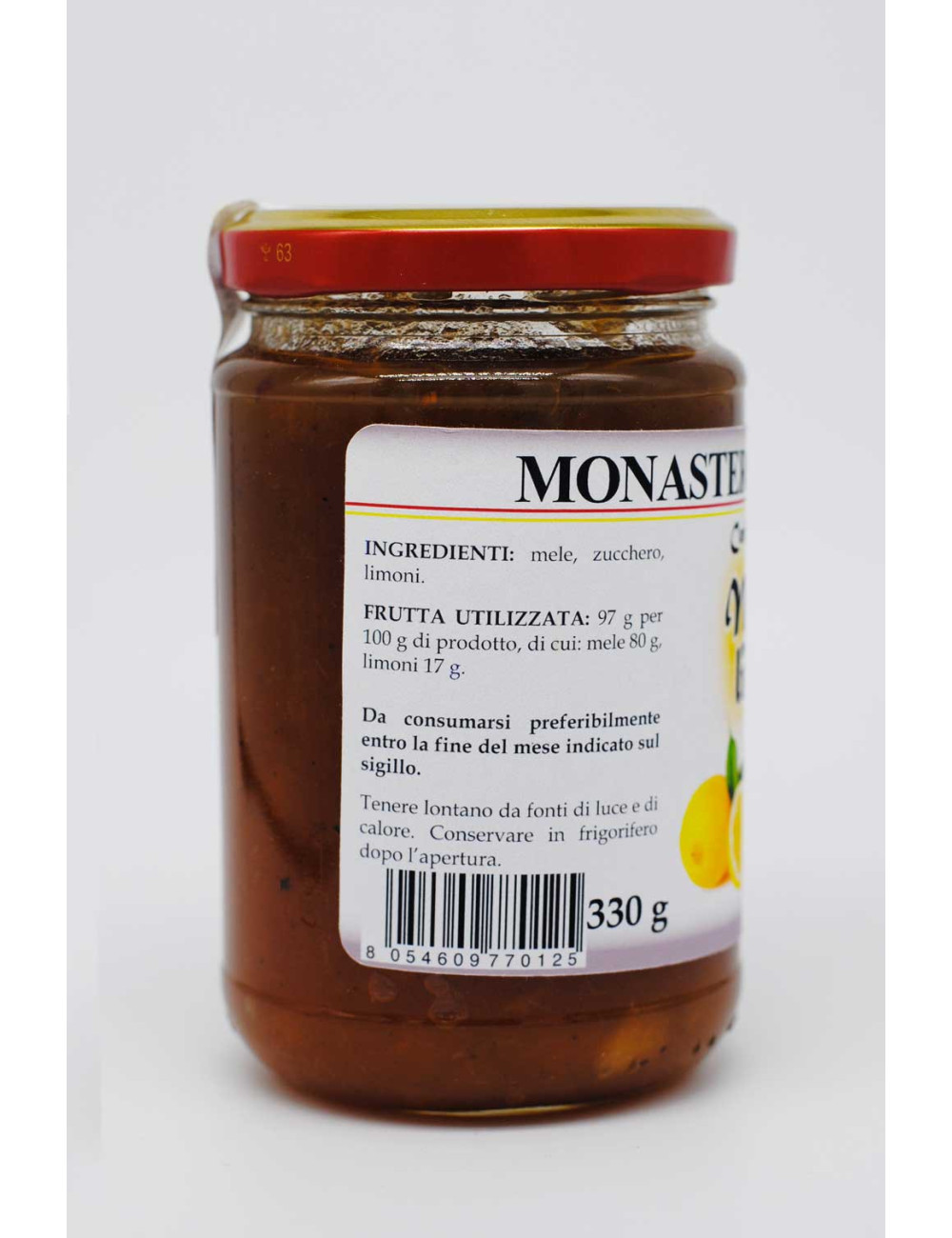Confettura extra di Mele e Limoni italiani 330g