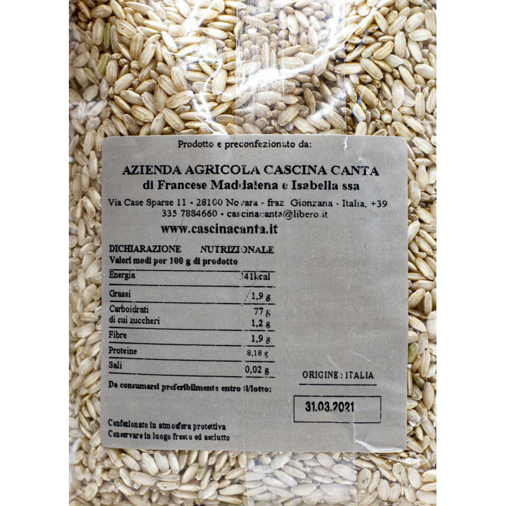 Riso Carnaroli integrale 1kg
