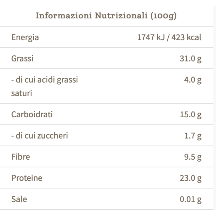Crema 100% semi di girasole 200g