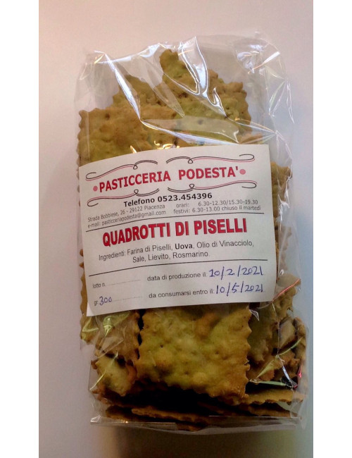 Crackers di Piselli al Rosmarino 300g