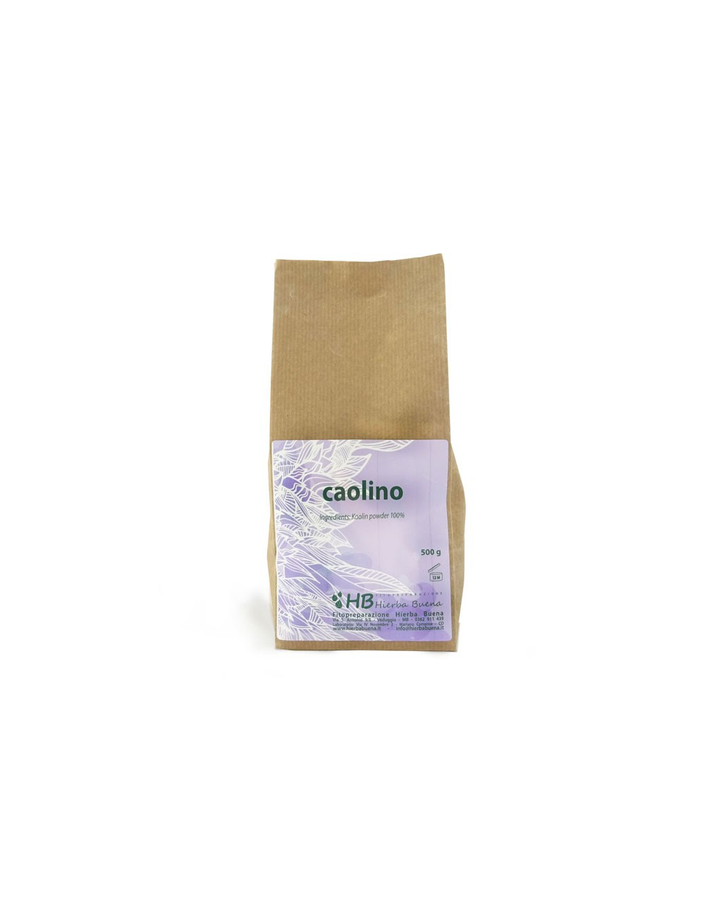 Caolino argilla bianca 500g