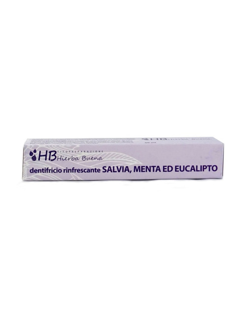 Dentifricio rinfrescante alla salvia, menta, eucalipto 50ml
