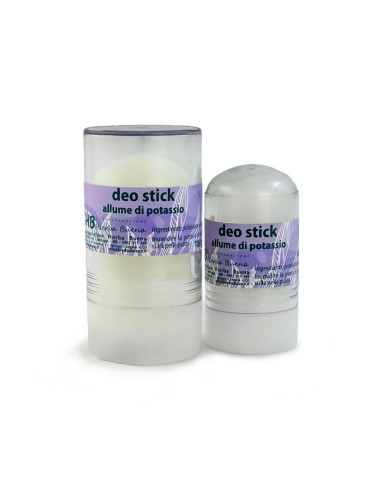 Pietra deodorante allume di potassio con stick 60g
