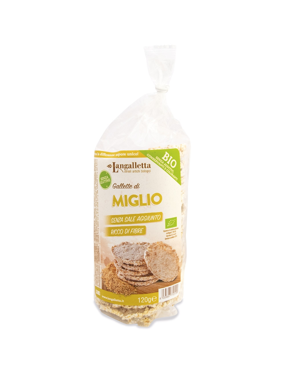 Gallette di miglio Langalletta d'Alba 120g