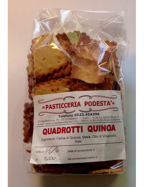 Crackers di Quinoa al rosmarino 300g