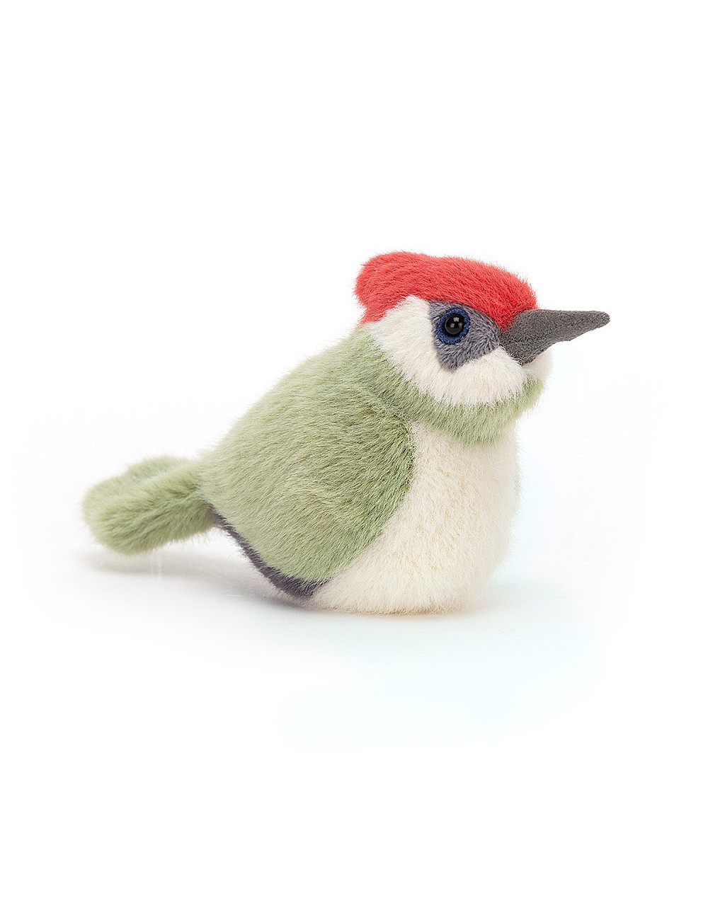 Peluche Picchio Verde 10x7cm