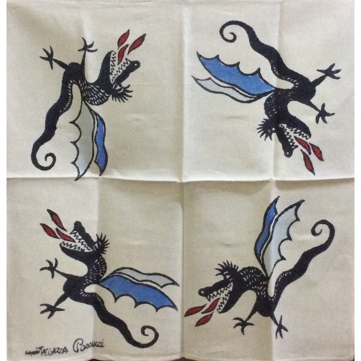 Tovaglietta Canovaccio 100% lino Drago Pascucci 65x65