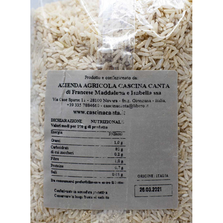 Riso aromatico Gange integrale 1kg