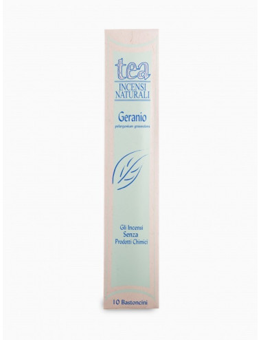 Incenso Geranio 10 bastoncini