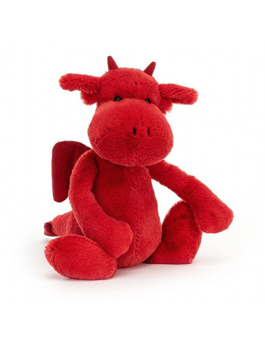Drago rosso peluche 31cm