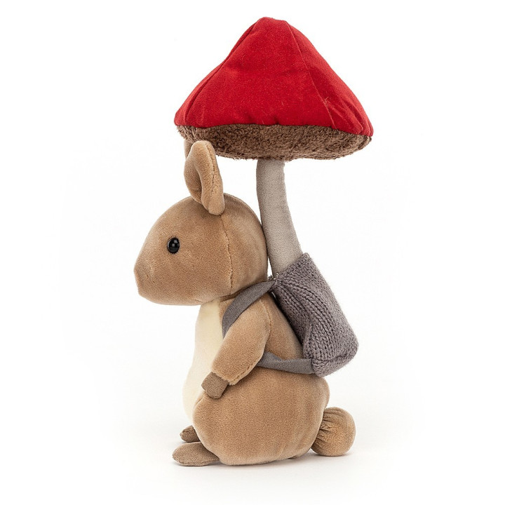 Conigletto con Fungo peluche 22cm