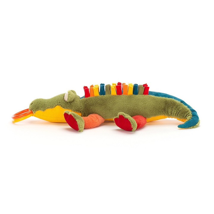 Happy Crocodile Peluche Jellycat 8x30cm