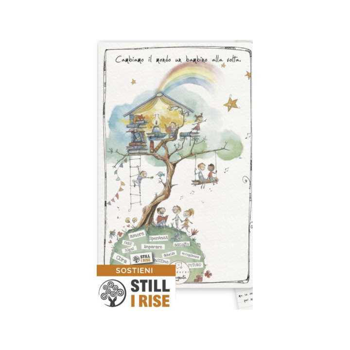Quaderno 'Still I Rise' 10x15 cm di carta ecologica con illustrazioni