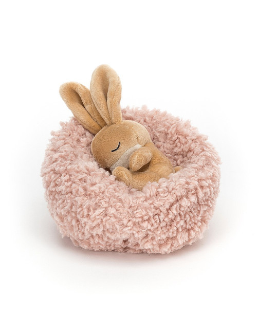 Coniglietto nanna peluche 12x12cm