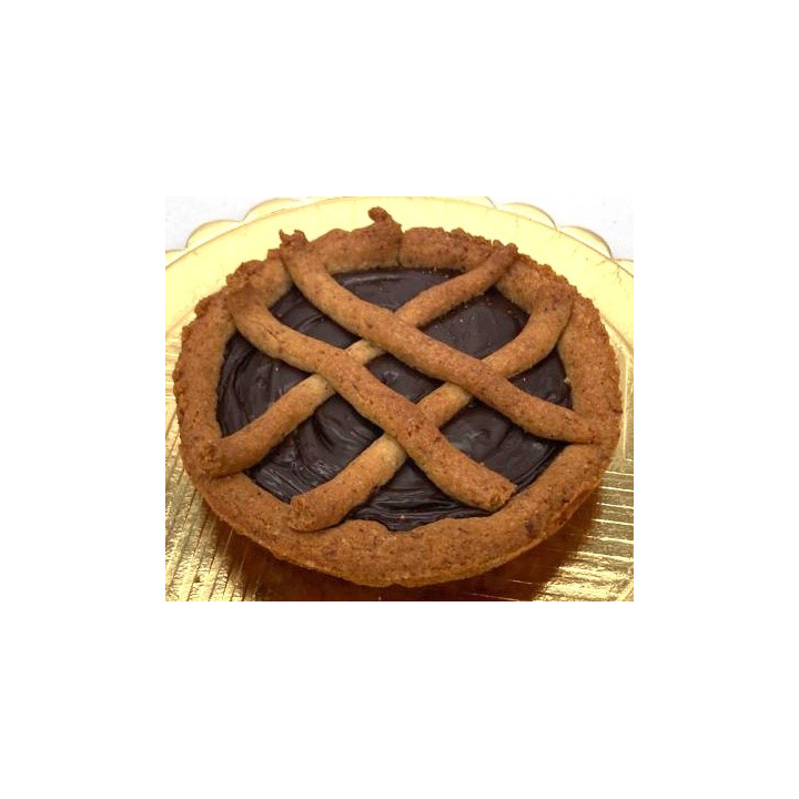 Tortina di mandorla e cioccolato fondente