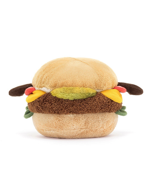 Panino Burger Peluches Jellycat 12x12cm